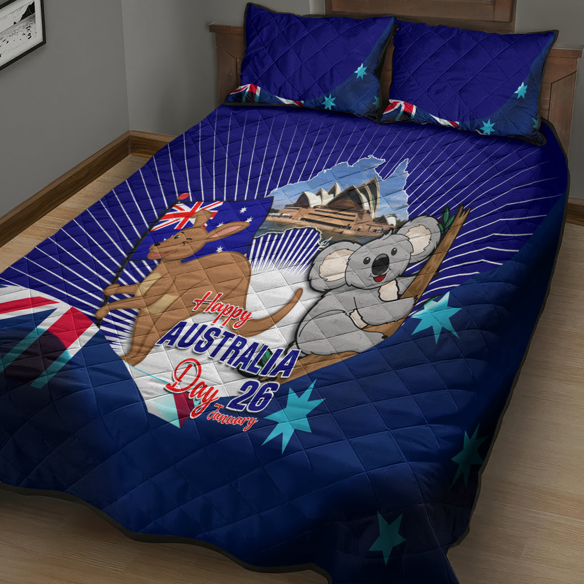 australia-day-quilt-bed-set-2024-proud-to-be-australian-flag-color
