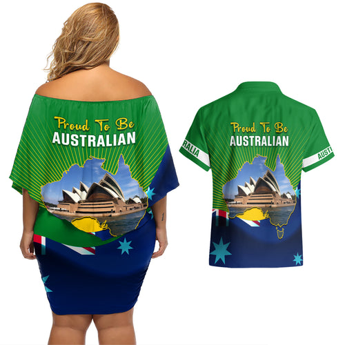 australia-day-couples-matching-off-shoulder-short-dress-and-hawaiian-shirt-2024-proud-to-be-australian-national-color