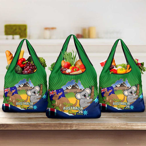 Australia Day Grocery Bag Proud To Be Australian National Color