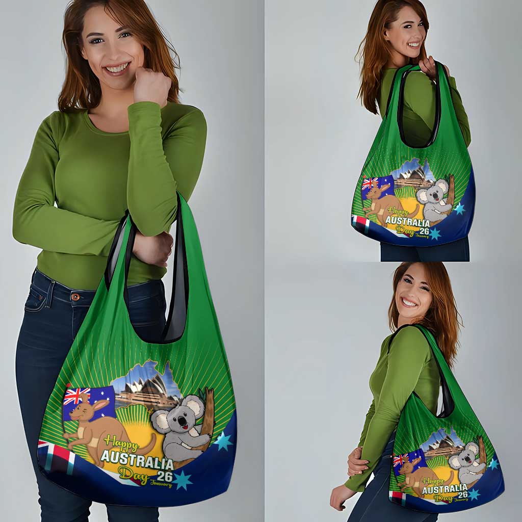 Australia Day Grocery Bag Proud To Be Australian National Color