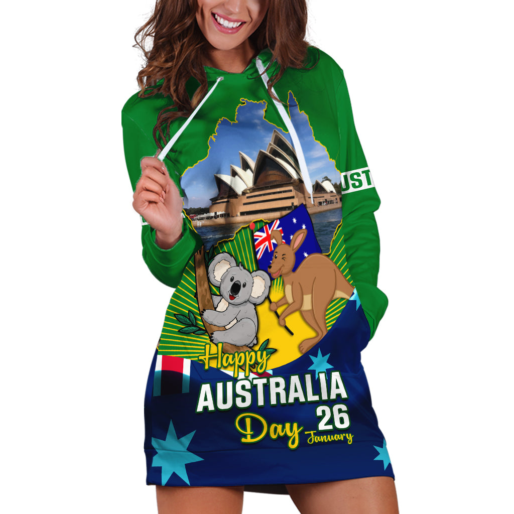 australia-day-hoodie-dress-2024-proud-to-be-australian-national-color