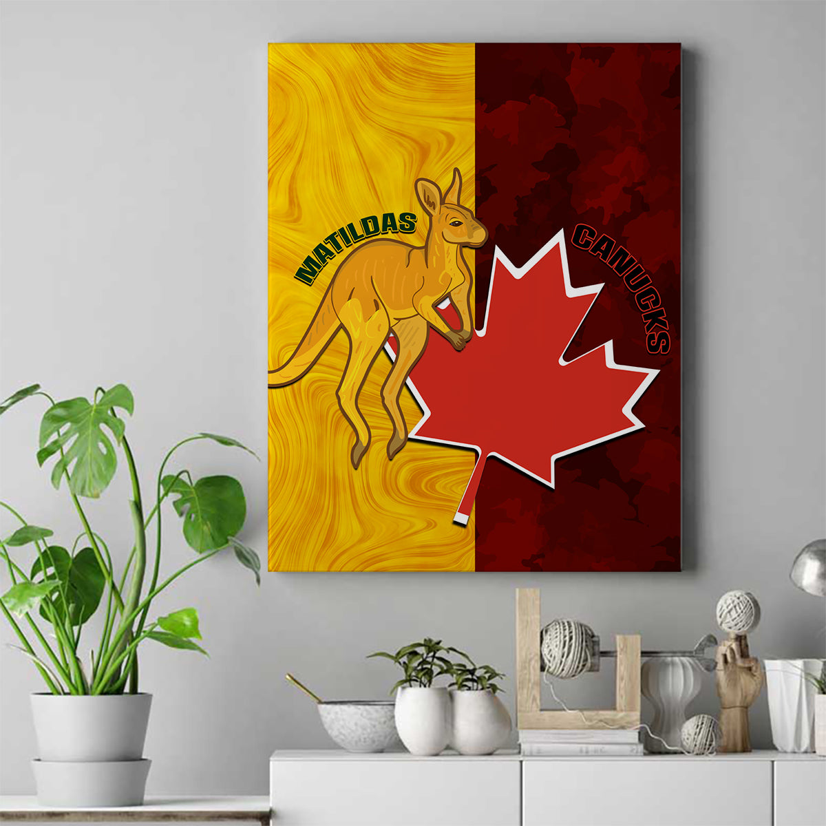 australia-and-canada-soccer-canvas-wall-art-matildas-combine-canucks-together