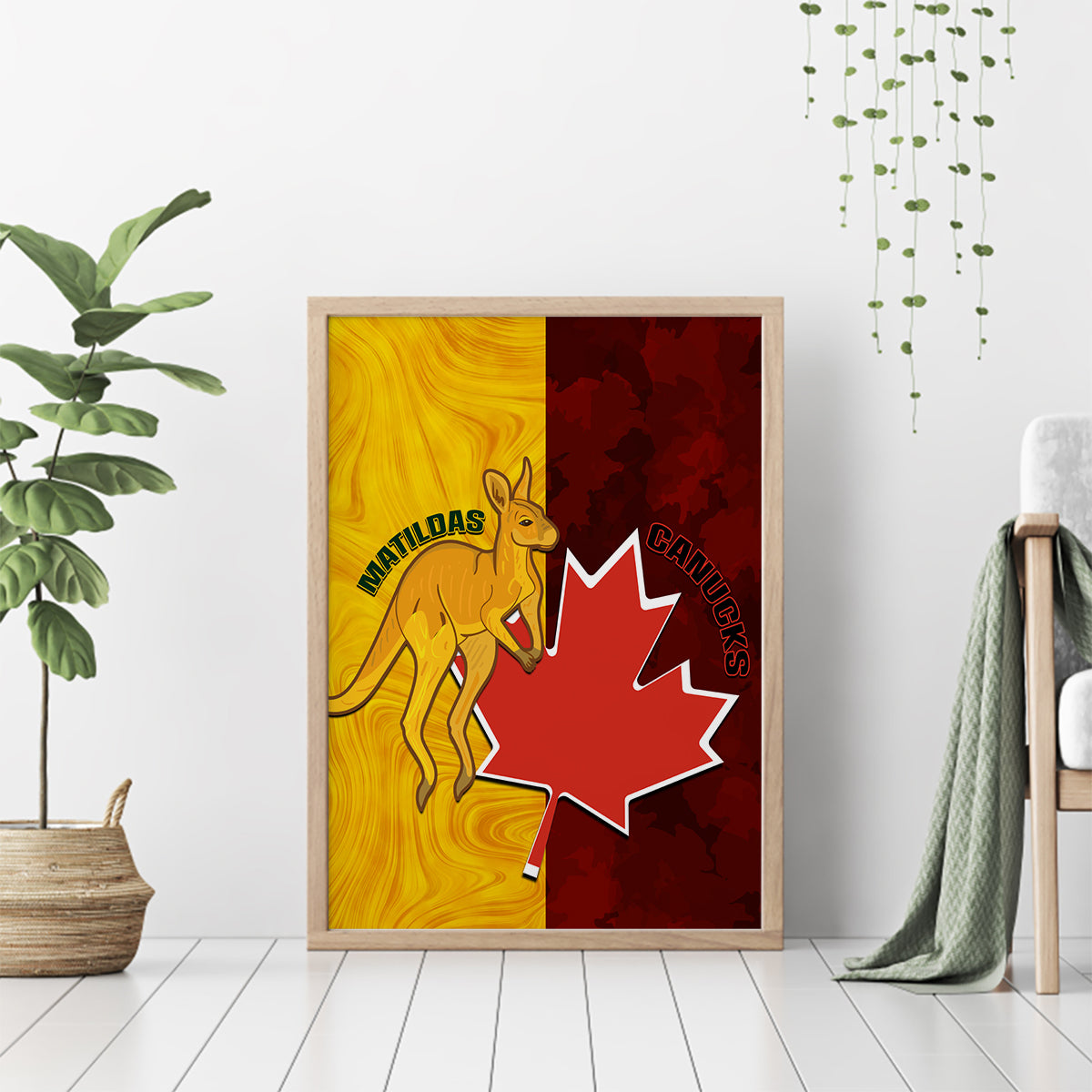australia-and-canada-soccer-canvas-wall-art-matildas-combine-canucks-together