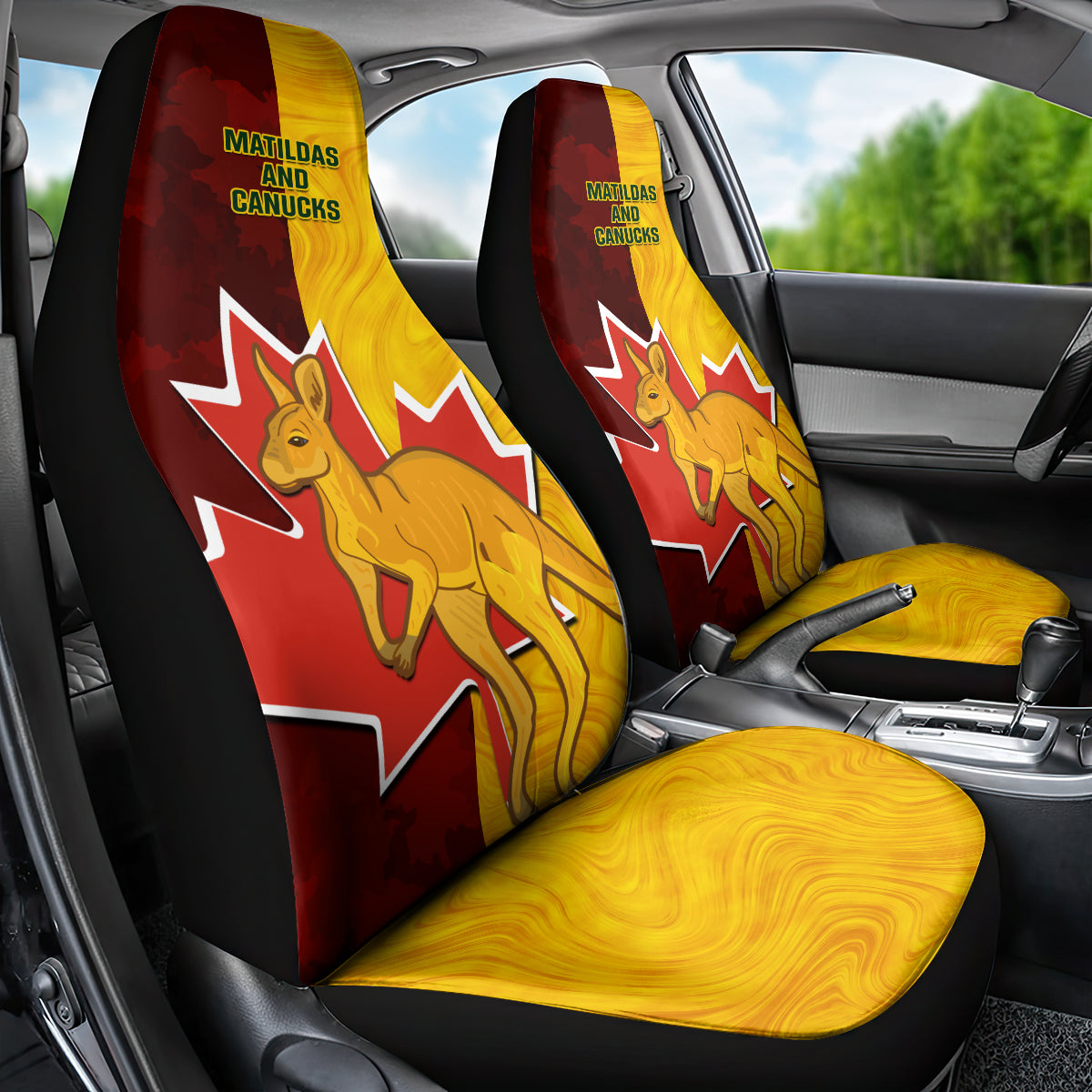australia-and-canada-soccer-car-seat-cover-matildas-combine-canucks-together