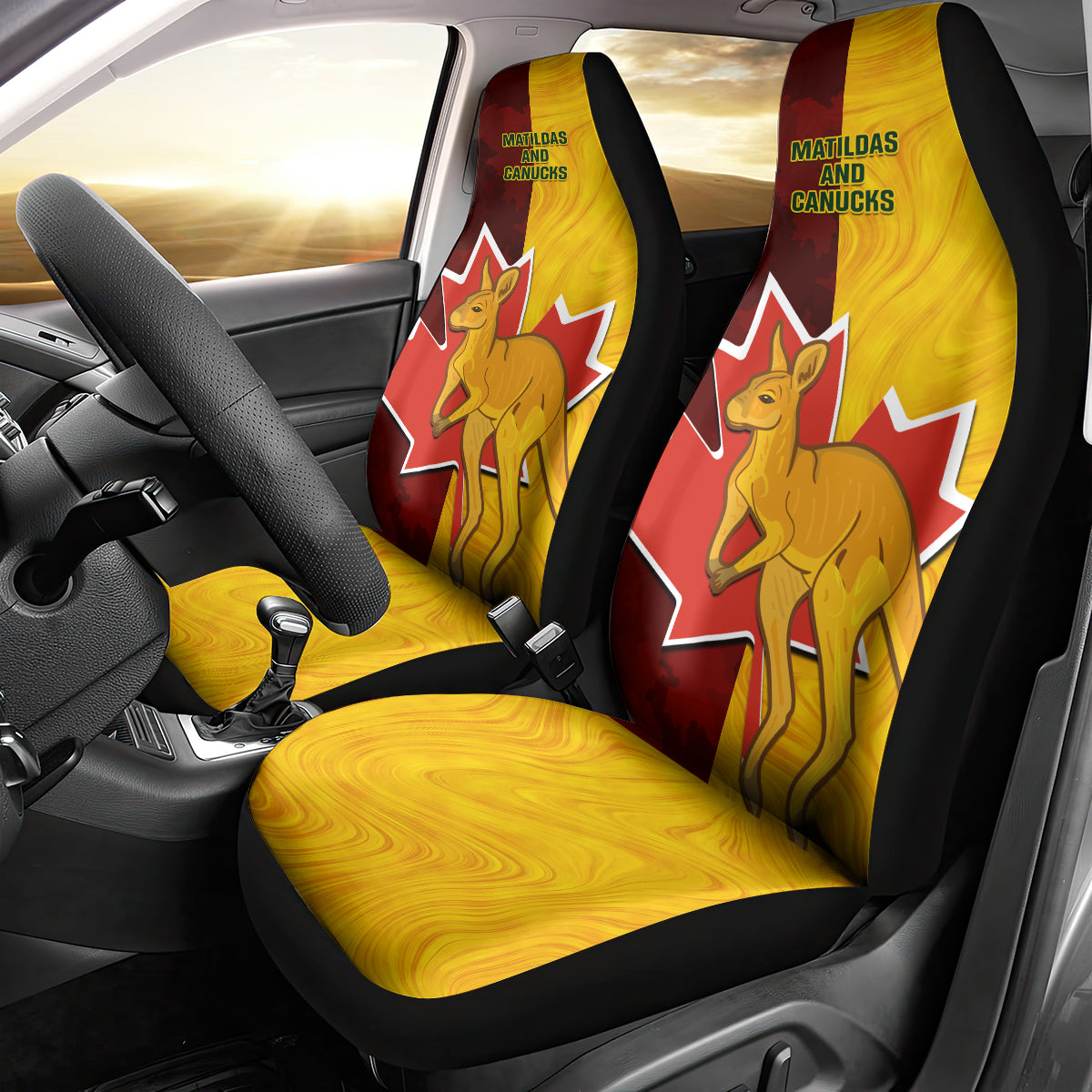 australia-and-canada-soccer-car-seat-cover-matildas-combine-canucks-together