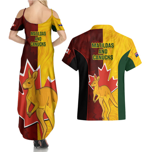 australia-and-canada-soccer-couples-matching-summer-maxi-dress-and-hawaiian-shirt-matildas-combine-canucks-together