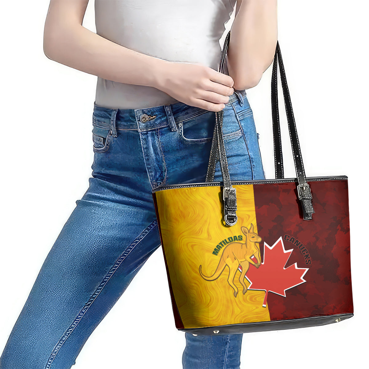 australia-and-canada-soccer-leather-tote-bag-matildas-combine-canucks-together
