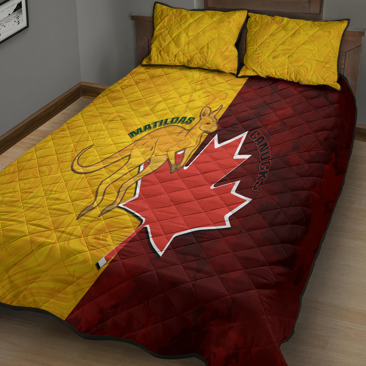 australia-and-canada-soccer-quilt-bed-set-matildas-combine-canucks-together