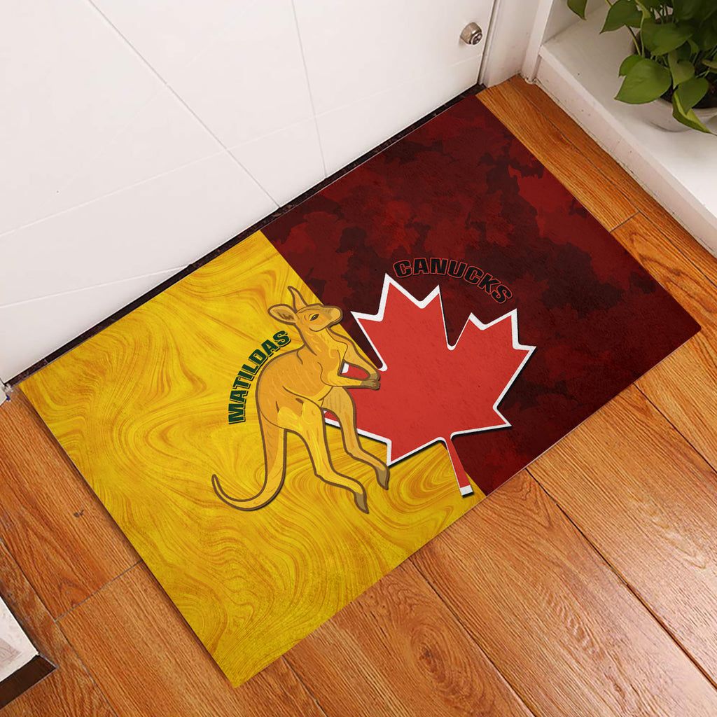 australia-and-canada-soccer-rubber-doormat-matildas-combine-canucks-together