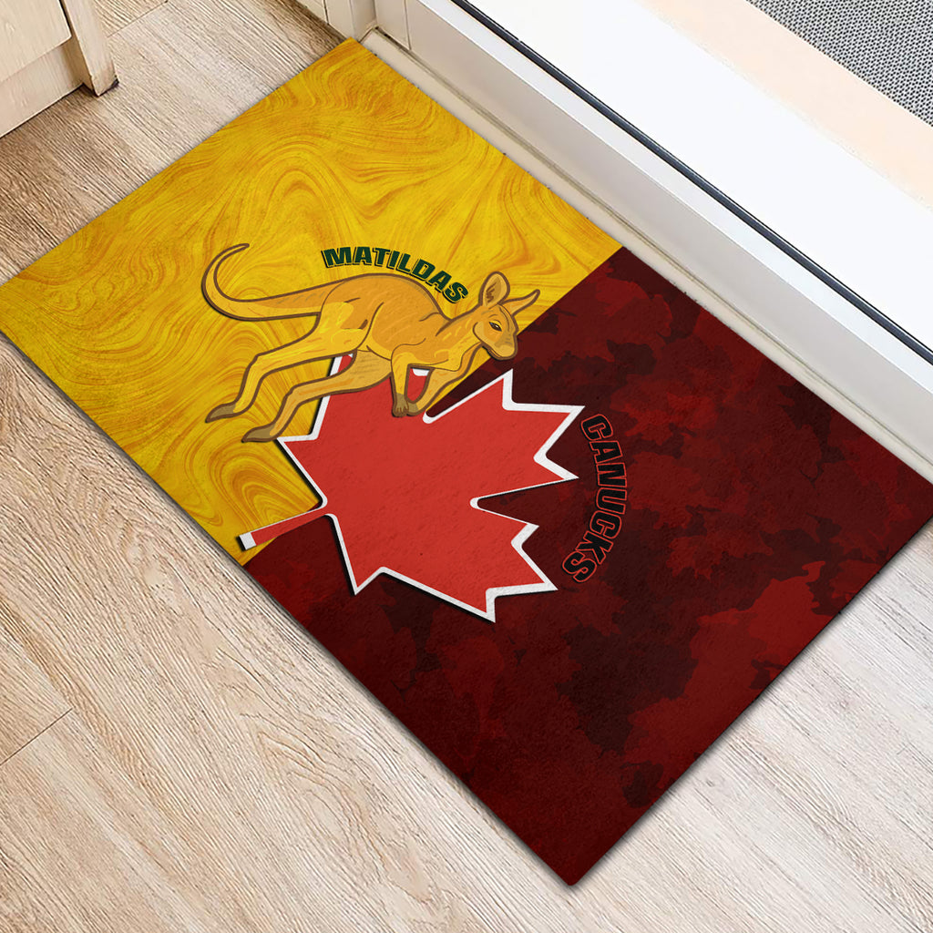 australia-and-canada-soccer-rubber-doormat-matildas-combine-canucks-together