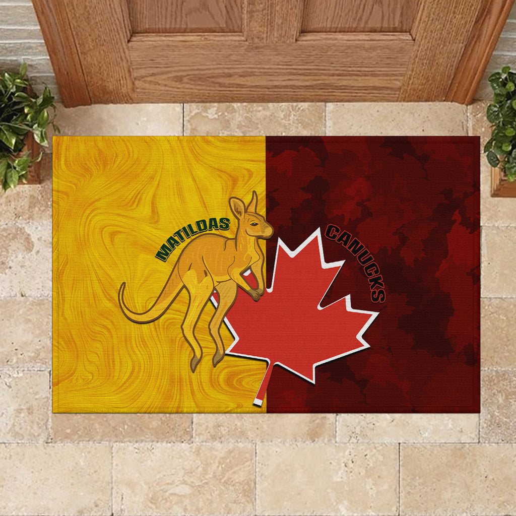 australia-and-canada-soccer-rubber-doormat-matildas-combine-canucks-together