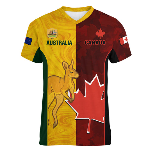 australia-and-canada-soccer-women-v-neck-t-shirt-matildas-combine-canucks-together