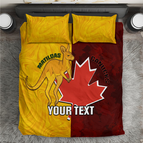 custom-australia-and-canada-soccer-bedding-set-matildas-combine-canucks-together