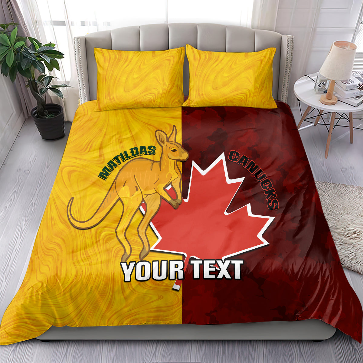 custom-australia-and-canada-soccer-bedding-set-matildas-combine-canucks-together