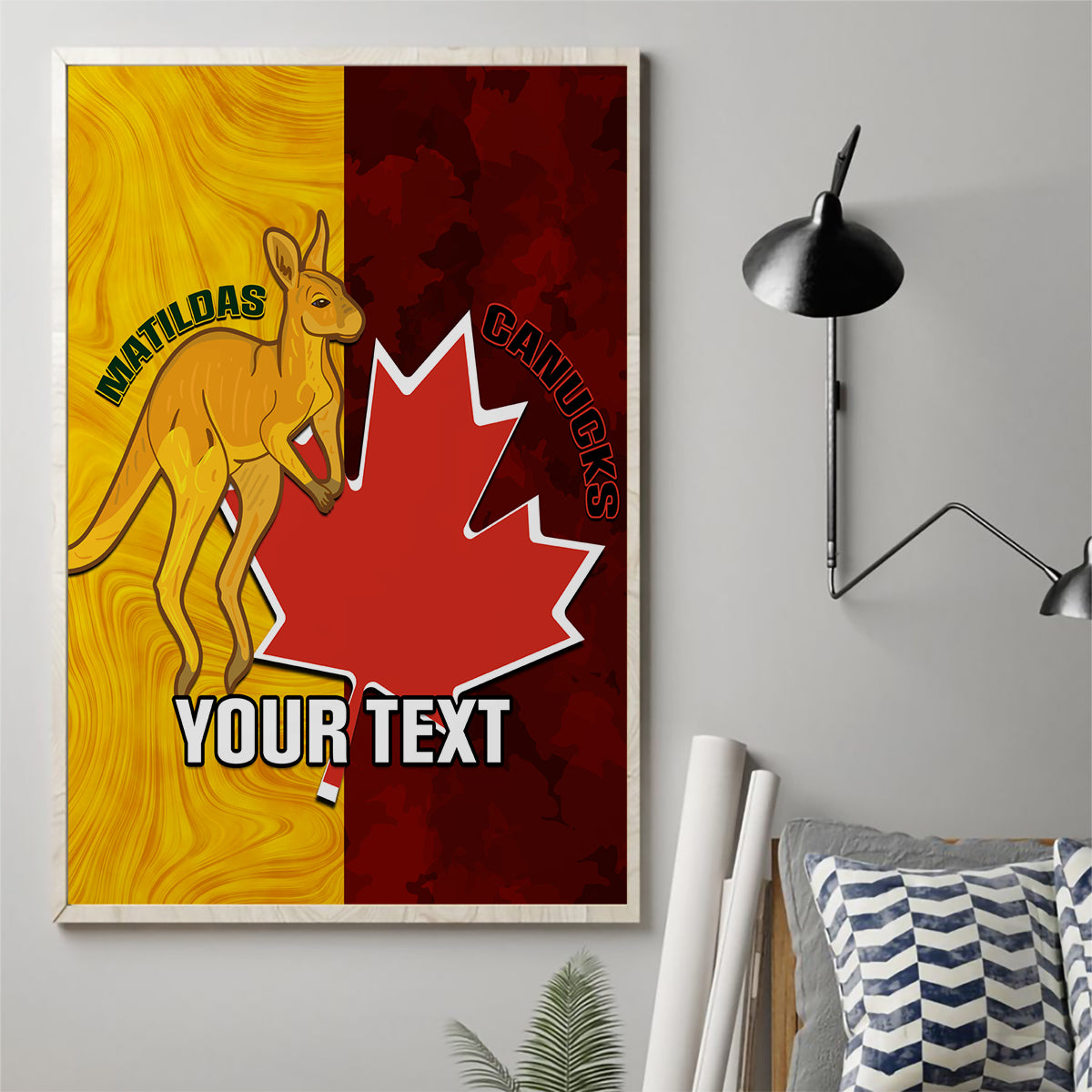 custom-australia-and-canada-soccer-canvas-wall-art-matildas-combine-canucks-together