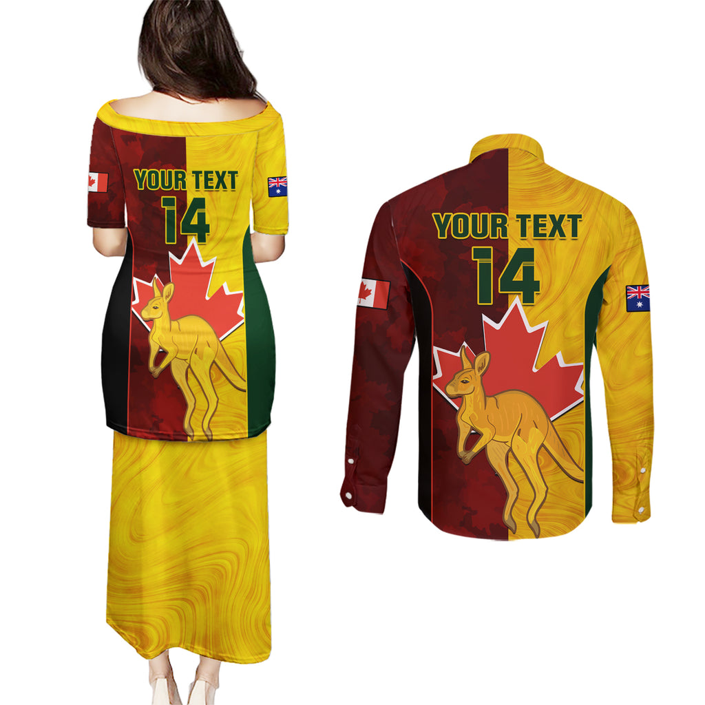 custom-australia-and-canada-soccer-couples-matching-puletasi-dress-and-long-sleeve-button-shirt-matildas-combine-canucks-together
