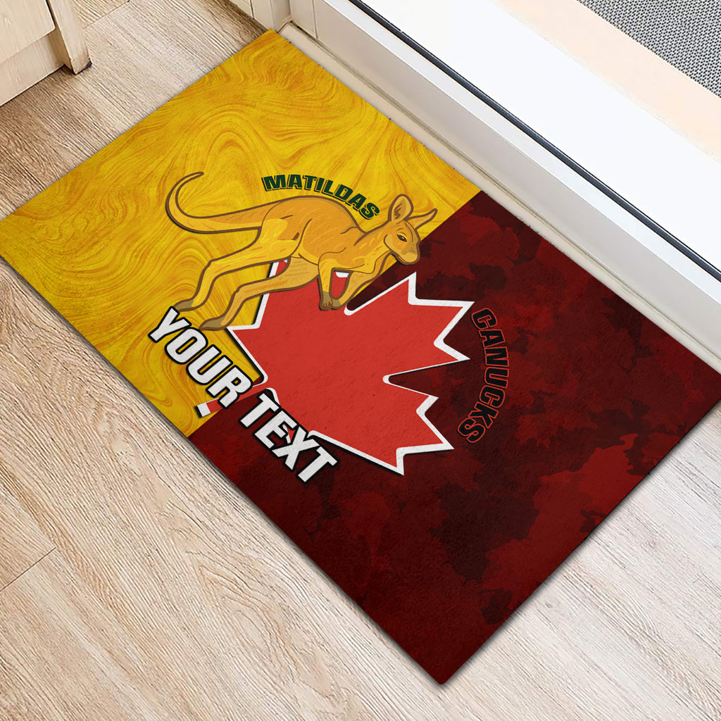 custom-australia-and-canada-soccer-rubber-doormat-matildas-combine-canucks-together