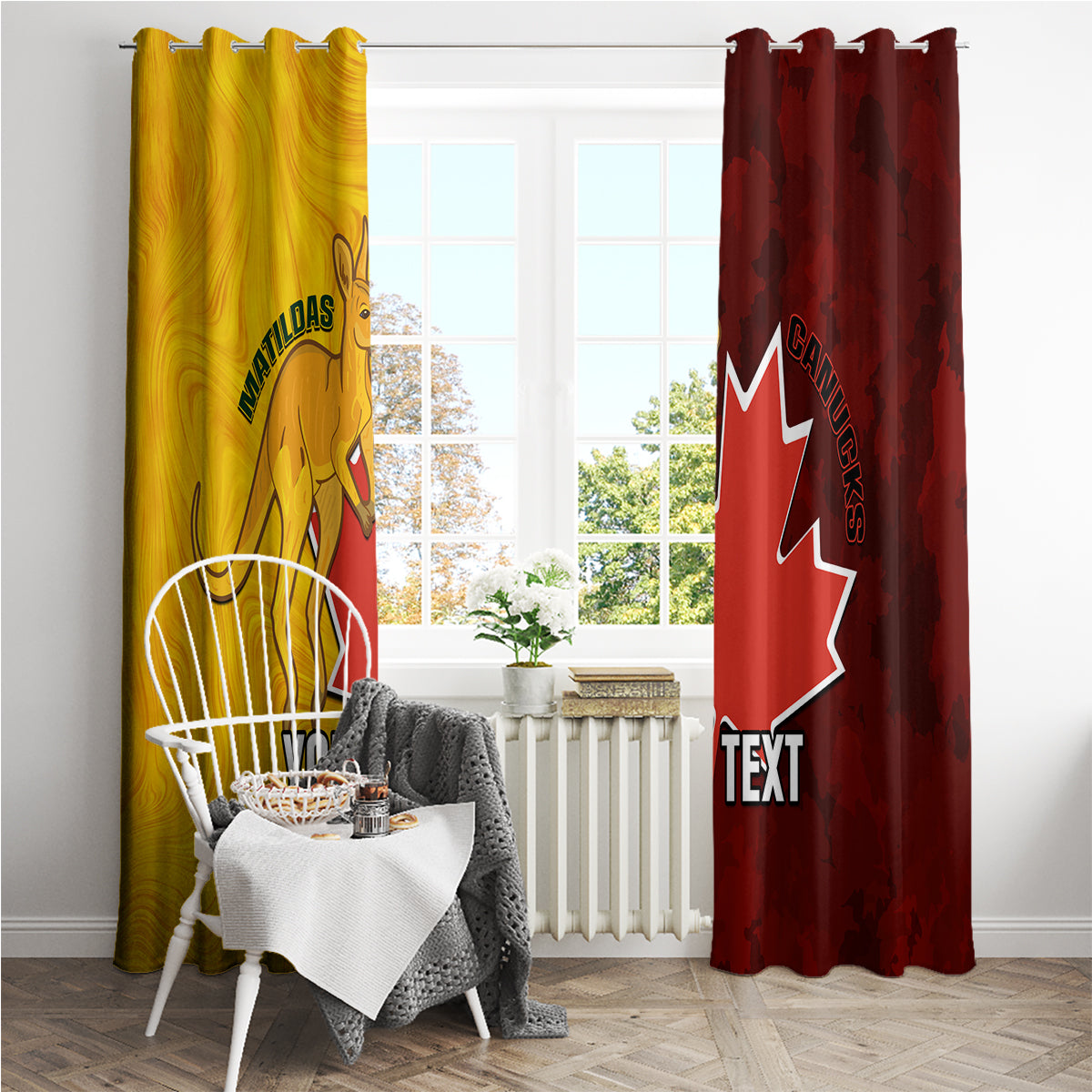custom-australia-and-canada-soccer-window-curtain-matildas-combine-canucks-together