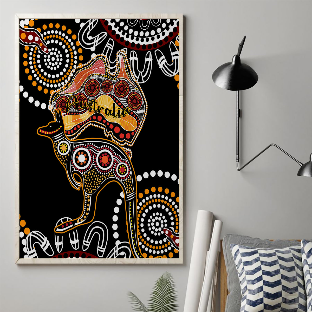 australia-aboriginal-canvas-wall-art-australian-map-with-kangaroo-indigenous-art