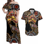 australia-aboriginal-couples-matching-off-shoulder-maxi-dress-and-hawaiian-shirt-australian-map-with-kangaroo-indigenous-art