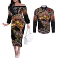 australia-aboriginal-couples-matching-off-the-shoulder-long-sleeve-dress-and-long-sleeve-button-shirt-australian-map-with-kangaroo-indigenous-art