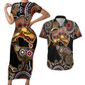 australia-aboriginal-couples-matching-short-sleeve-bodycon-dress-and-hawaiian-shirt-australian-map-with-kangaroo-indigenous-art