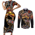 australia-aboriginal-couples-matching-short-sleeve-bodycon-dress-and-long-sleeve-button-shirt-australian-map-with-kangaroo-indigenous-art
