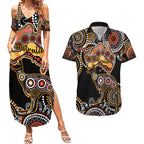australia-aboriginal-couples-matching-summer-maxi-dress-and-hawaiian-shirt-australian-map-with-kangaroo-indigenous-art