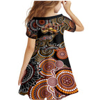 australia-aboriginal-family-matching-mermaid-dress-and-hawaiian-shirt-australian-map-with-kangaroo-indigenous-art