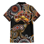 australia-aboriginal-family-matching-mermaid-dress-and-hawaiian-shirt-australian-map-with-kangaroo-indigenous-art