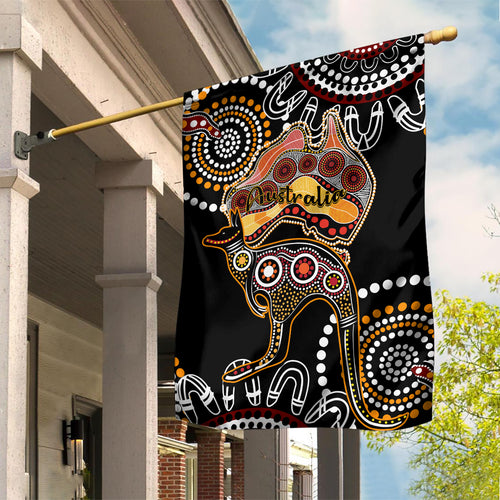australia-aboriginal-garden-flag-australian-map-with-kangaroo-indigenous-art