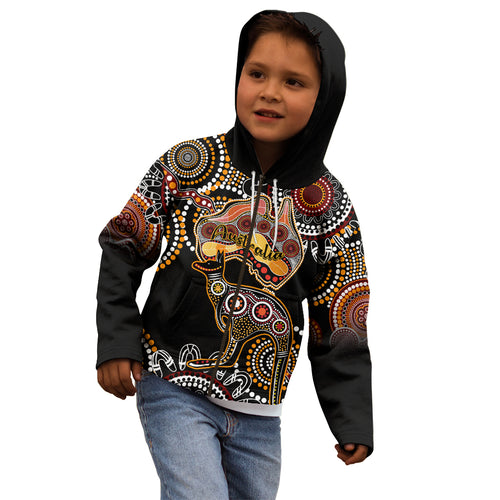 australia-aboriginal-kid-hoodie-australian-map-with-kangaroo-indigenous-art