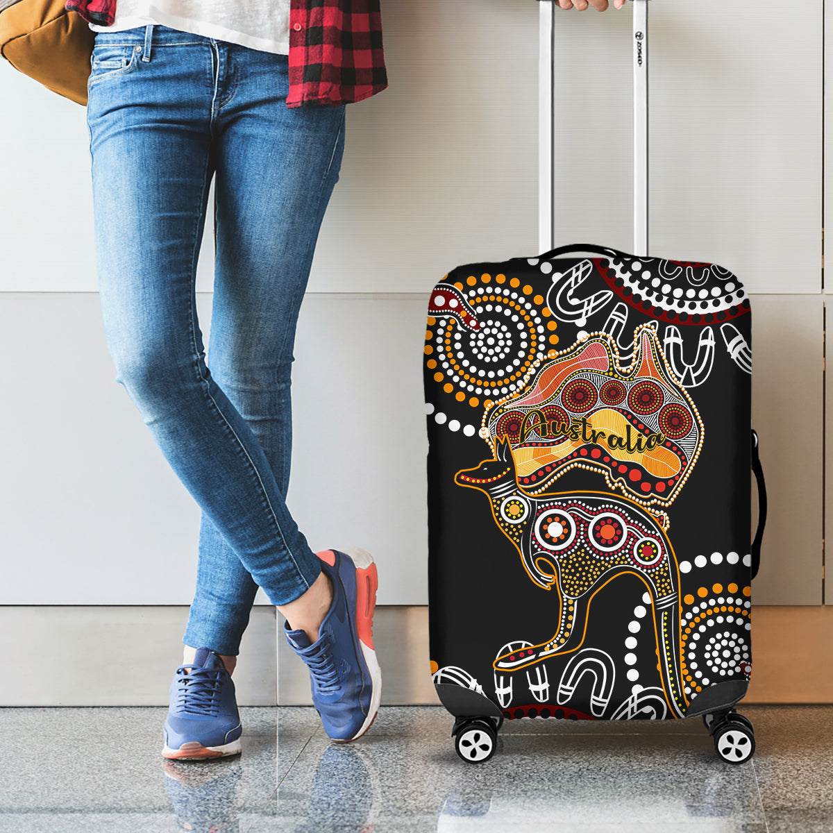 australia-aboriginal-luggage-cover-australian-map-with-kangaroo-indigenous-art