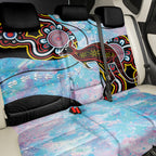 Australia Opal Back Car Seat Cover Aussie Kangaroo Aboriginal Art