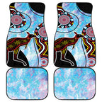 Australia Opal Car Mats Aussie Kangaroo Aboriginal Art