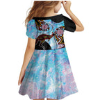 Australia Opal Family Matching Mermaid Dress and Hawaiian Shirt Aussie Kangaroo Aboriginal Art