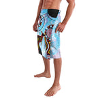 Australia Opal Lavalava Aussie Kangaroo Aboriginal Art