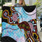 Australia Opal Quilt Aussie Kangaroo Aboriginal Art