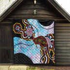 Australia Opal Quilt Aussie Kangaroo Aboriginal Art