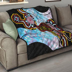 Australia Opal Quilt Aussie Kangaroo Aboriginal Art