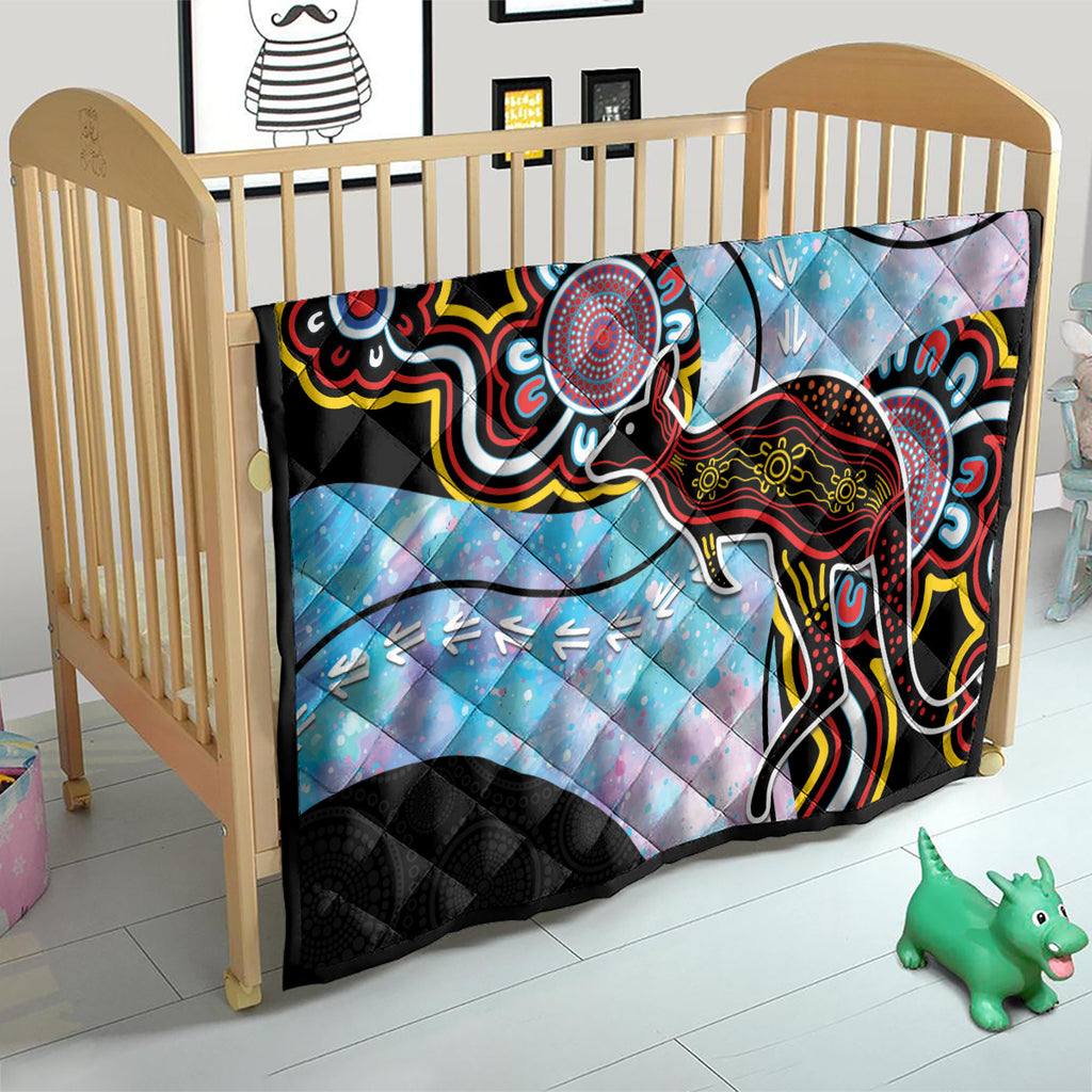 Australia Opal Quilt Aussie Kangaroo Aboriginal Art