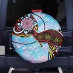 Australia Opal Spare Tire Cover Aussie Kangaroo Aboriginal Art