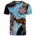 Australia Opal T Shirt Aussie Kangaroo Aboriginal Art