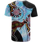 Australia Opal T Shirt Aussie Kangaroo Aboriginal Art