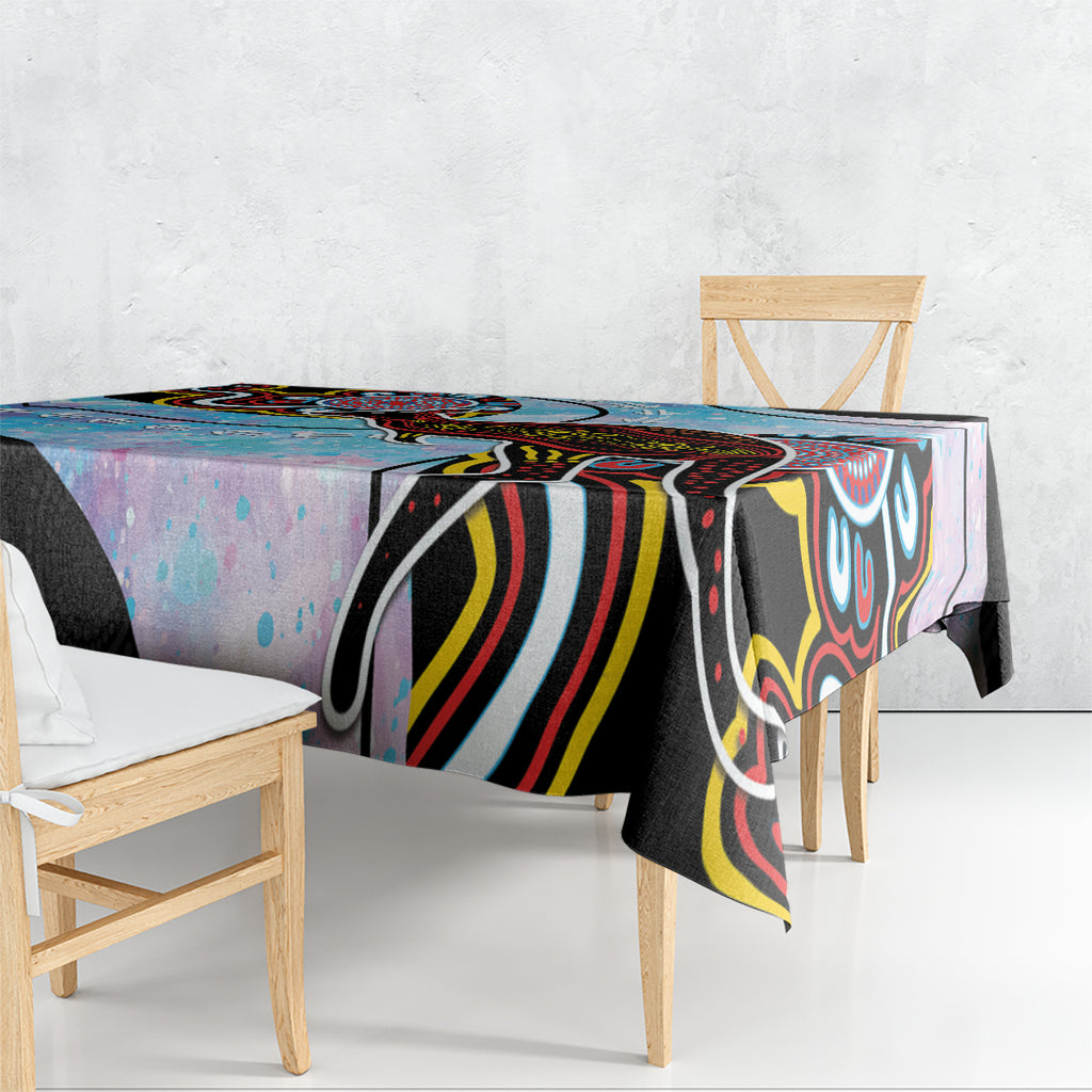 Australia Opal Tablecloth Aussie Kangaroo Aboriginal Art
