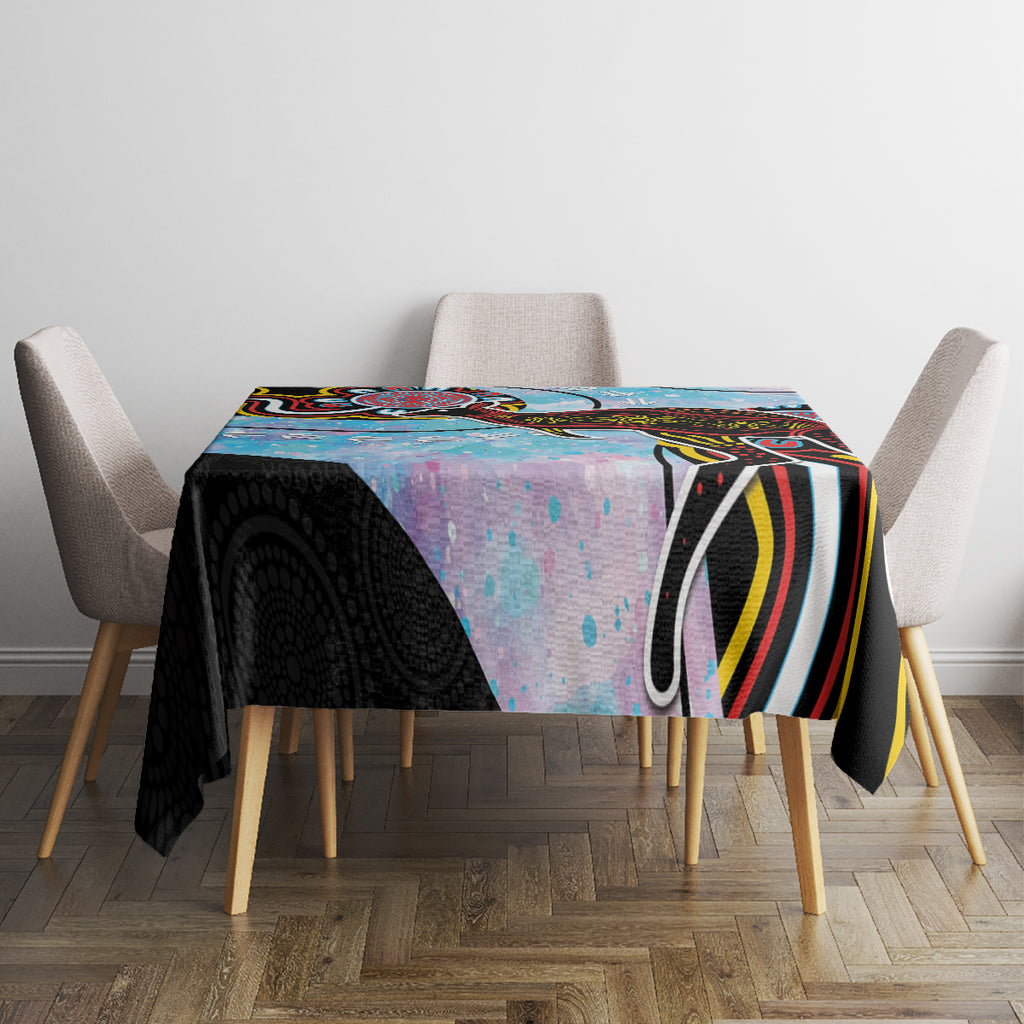 Australia Opal Tablecloth Aussie Kangaroo Aboriginal Art