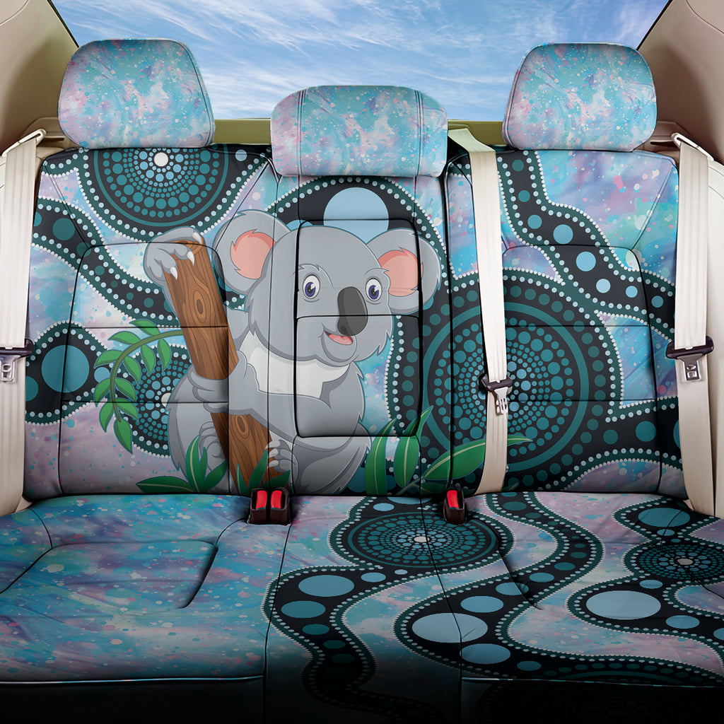 Australia Opal Koala Back Car Seat Cover Aussie Aboriginal Art