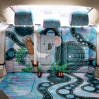 Australia Opal Koala Back Car Seat Cover Aussie Aboriginal Art