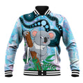 Australia Opal Koala Baseball Jacket Aussie Aboriginal Art