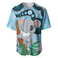 Australia Opal Koala Baseball Jersey Aussie Aboriginal Art